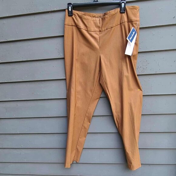 SC& Co Brown Flat Front Pants size 16 NWT! NEW! - Picture 1 of 11